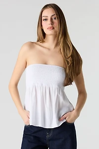 Haut tubulaire smocké