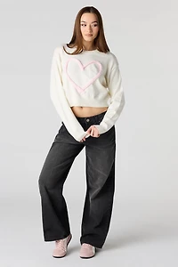 Fuzzy Valentine's Knit Sweater