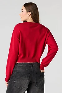 Fuzzy Valentine's Knit Sweater