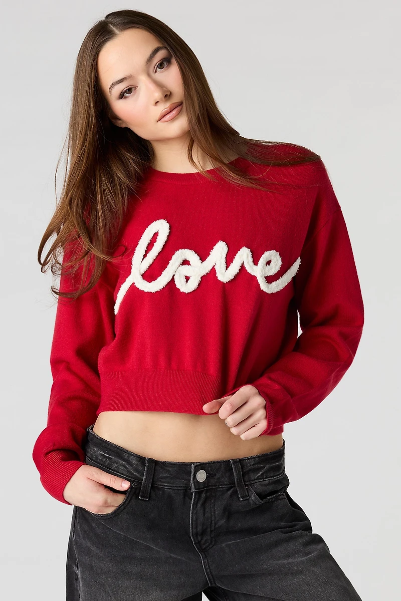 Fuzzy Knit Sweater