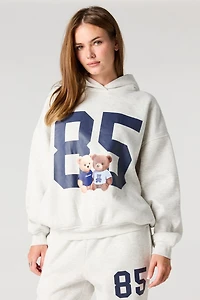 Haut carré en molleton à imprimé 85