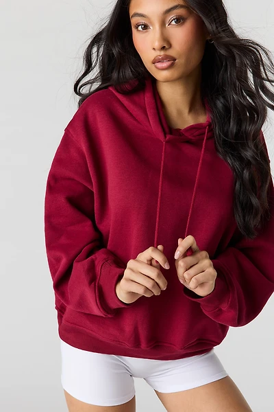 Fleece Boxy Hoodie