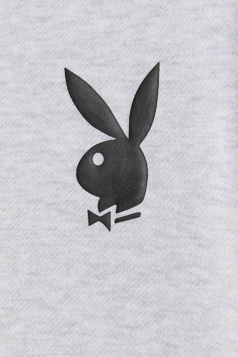 Chandail en molleton surdimensionné à imprimé Playboy