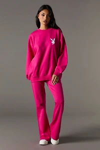 Chandail en molleton surdimensionné à imprimé Playboy