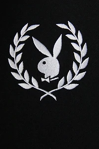 Haut à capuchon en molleton surdimensionné blocs de couleurs et broderie Playboy