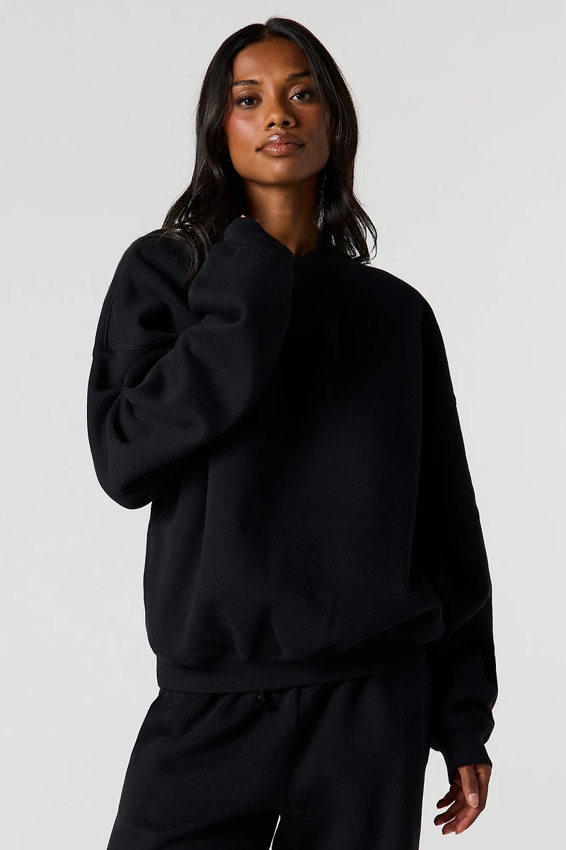 Luxe Fleece Boxy Sweatshirt