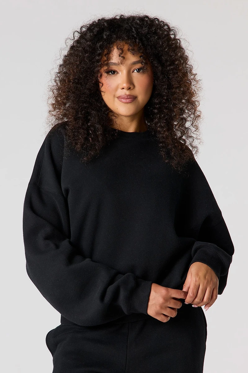 Luxe Fleece Boxy Sweatshirt