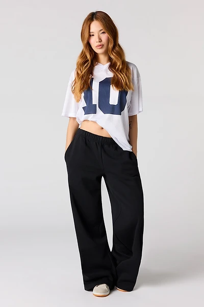 Fleece Ultra Wide Leg Sweatpant
