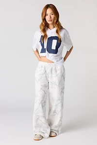 Pantalon d'entraînement à jambe ultralarge en molleton