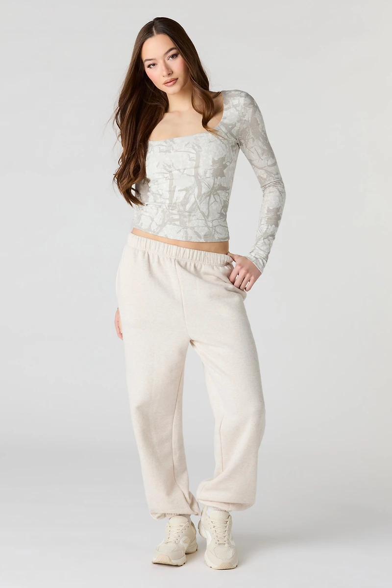 Jogger en molleton