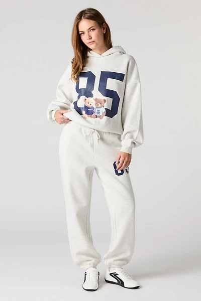 85 Graphic Print Fleece Jogger