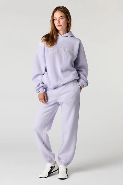 Health & Wellness Embroidered Fleece Jogger