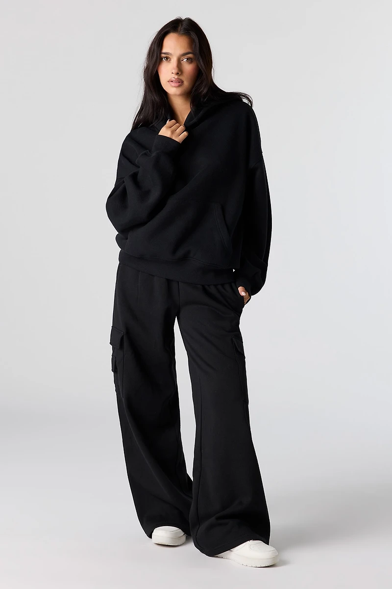 Ultra Wide Fleece Cargo Sweatpant