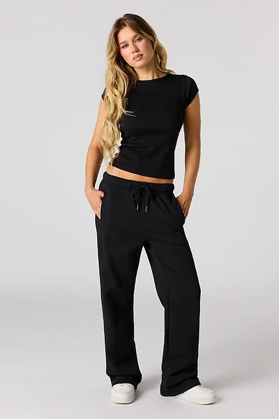 Fleece Straight Leg Sweatpant