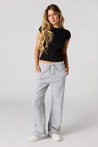 Fleece Straight Leg Sweatpant