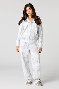 Pantalon d'entraînement à jambe ultralarge en molleton