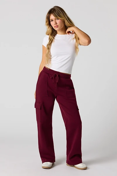Pantalon d'entraînement cargo en molleton