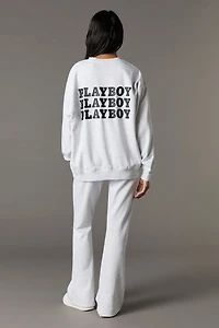 Playboy Graphic Flare Fleece Sweatpant