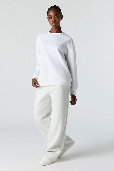 Luxe Fleece Wide Leg Sweatpant