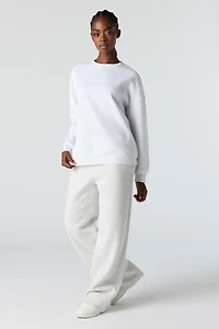 Luxe Fleece Wide Leg Sweatpant