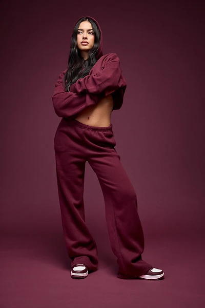 Luxe Fleece Wide Leg Sweatpant