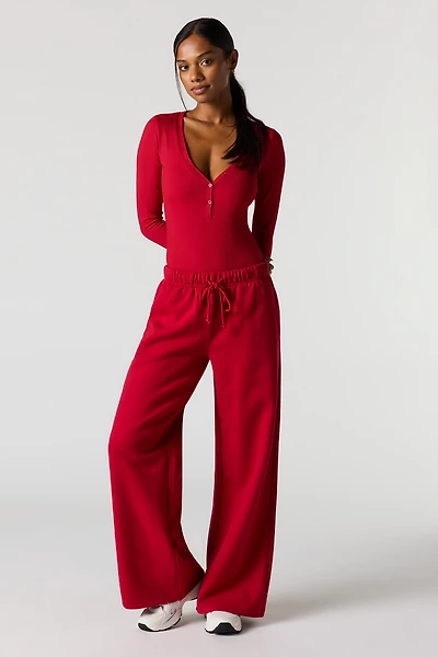 Fleece Ultra Baggy Drawstring Sweatpant