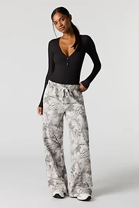 Pantalon en molleton ultra luxe baggy à taille coulissante