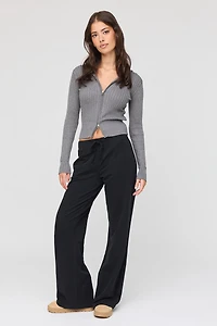 French Terry Wide Leg Sweatpant