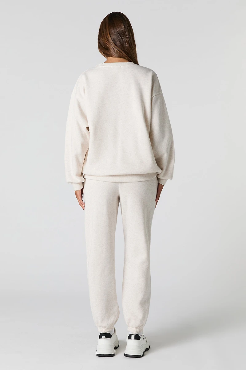 Fleece Boyfriend Jogger