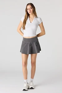 Ribbed Collared T-Shirt