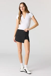 Ribbed Collared T-Shirt