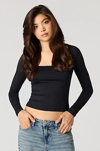 Contour Square Neck Classic Top