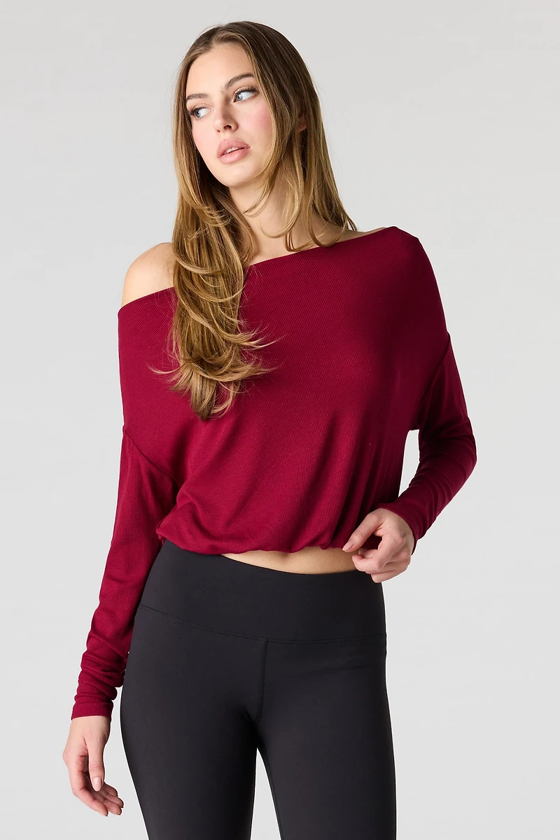 Off Shoulder Dolman Top