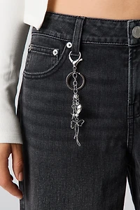 Low Rise Baggy Jean with Charm