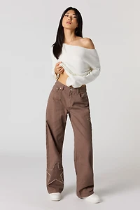 Low Rise Baggy Pant with Stars