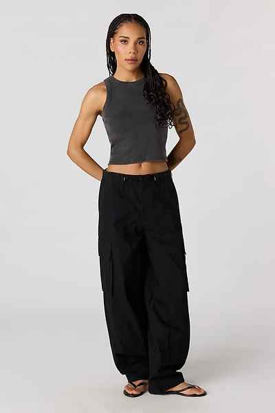 Low Rise Barrel Cargo Pant
