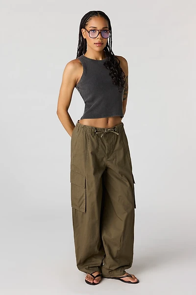 Low Rise Barrel Cargo Pant