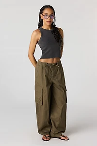 Low Rise Barrel Cargo Pant