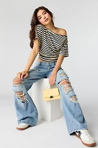 Ripped Low Rise Super Baggy Medium Jean