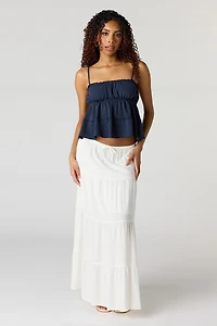 Tiered Maxi Skirt