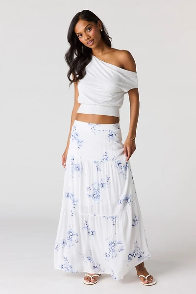 Tiered Maxi Skirt