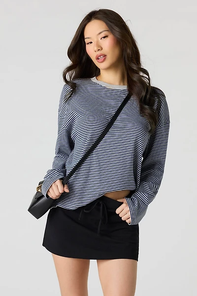 Drawstring Mini Skort