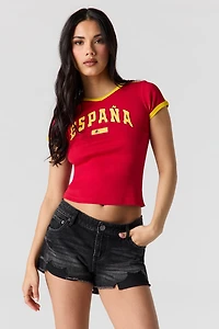 Cali Ripped Low Rise Washed Black Denim Short