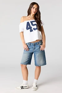 Low Rise Baggy Dark Jort