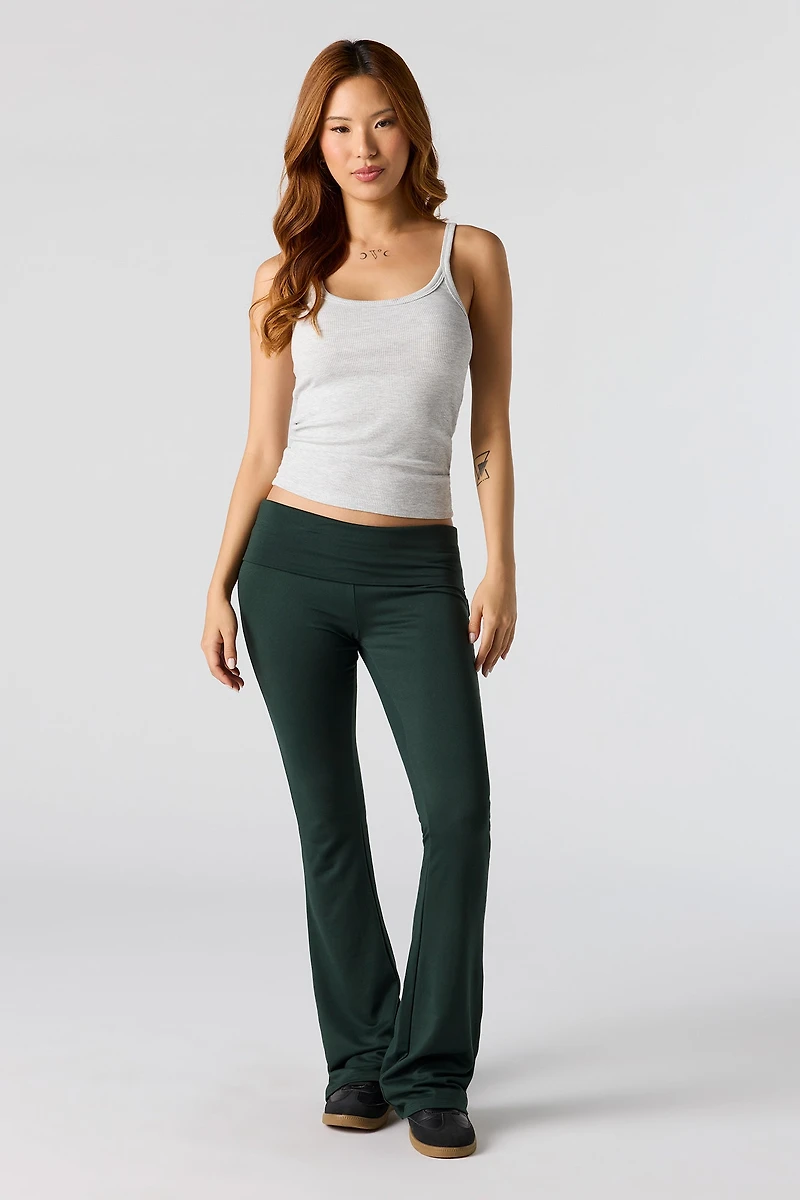 Foldover Flare Legging