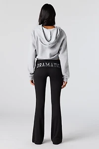 Graphic Foldover Pant