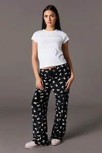 Playboy Velour Printed Pajama Pant