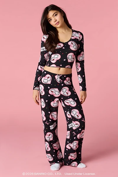 Hello Kitty® & Dear Daniel™ Long Sleeve Top Pant Pajama Set