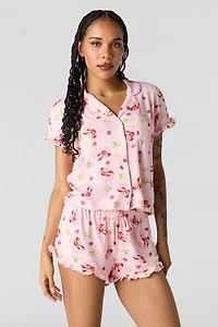 Strawberry Shortcake Pointelle Pajama Set