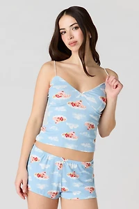 Strawberry Shortcake Pointelle Tank & Short Pajama Set